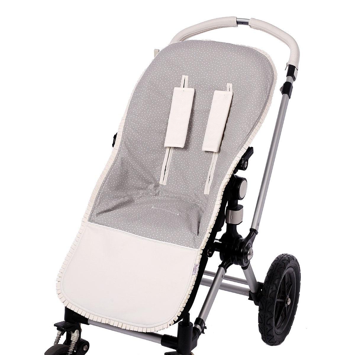 Colchoneta Silla con cubrearneses Estrellitas Gris Bebiti Nanetes - Nanetes #